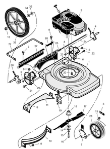 Part Location Diagram of 672870E700 Murray Bracket, Right Handle